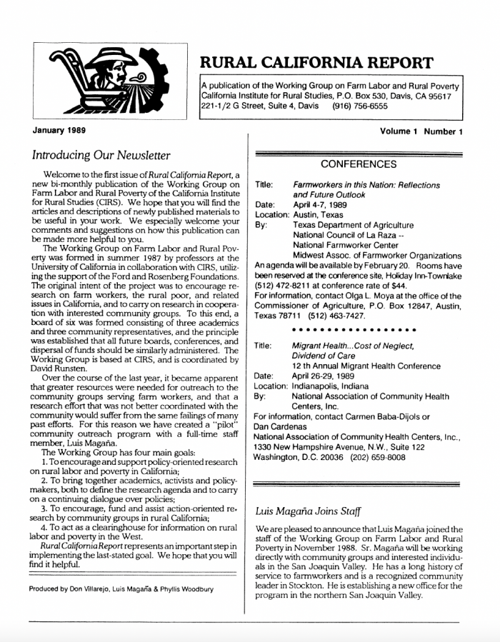 Volume 1 Number 1